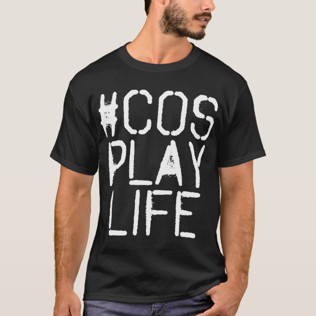 Camiseta Oscuridad gráfica del #CosplayLife (Anverso)