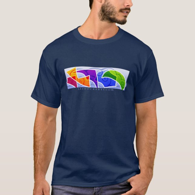 Camiseta Oscuridad para hombre del mundo de Kiting (Anverso)
