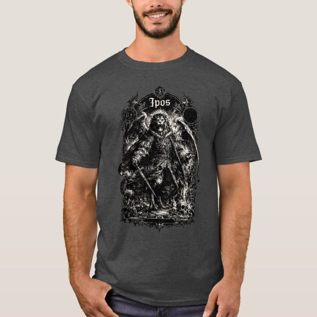 Camiseta Oscuridad Regia de Ipos (Anverso)