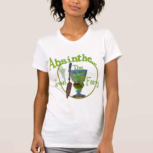 Camiseta Oscuro Absinthe Green Fairy Shirt (Anverso)