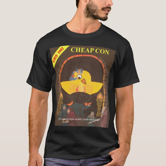 Camiseta oscuro de cheapcon (Anverso)