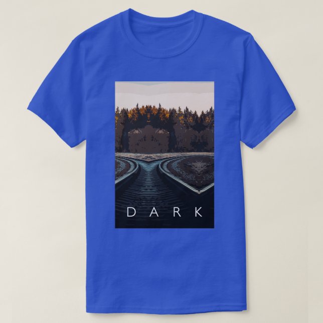 Camiseta Oscuro en el ferrocarril (Diseño del anverso)