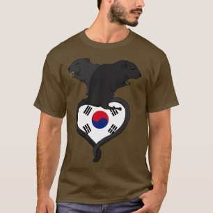 Camiseta Oscuro Gerbil Corea del Sur
