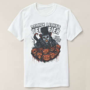 Camiseta Oscuro horror Halloween Creepy Ilustracion de Paya