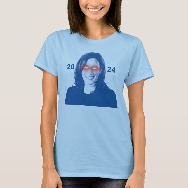 Camiseta Oscuro Kamala Harris 2024 (Anverso)
