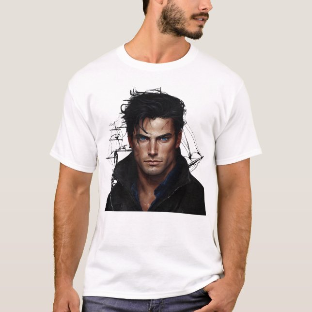 Camiseta Oscuro y guapo (Anverso)