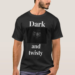 Camiseta oscuro y retorcido