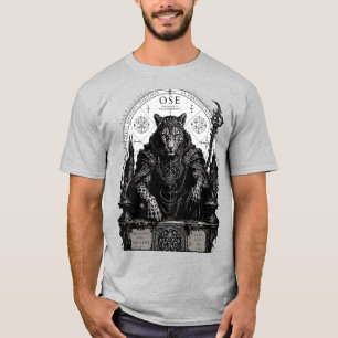 Camiseta Ose Leopardo Oculto Gótico