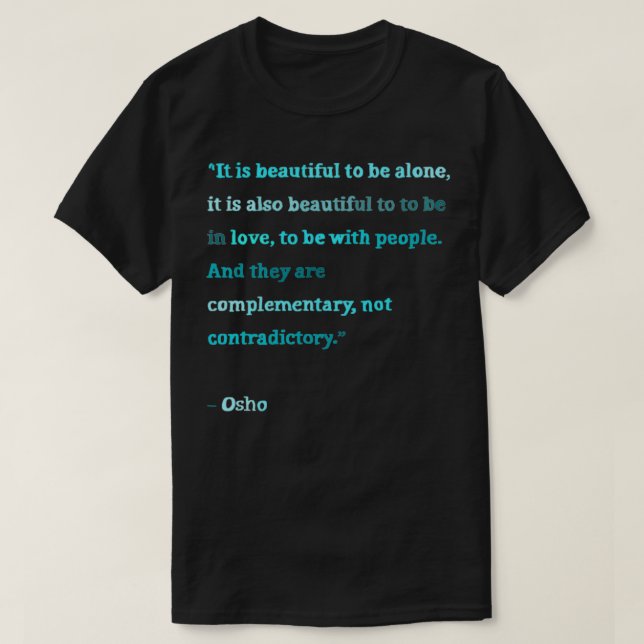 Camiseta Osho cita a Classic TShirt (Diseño del anverso)