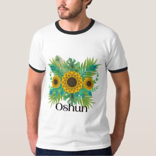 Camiseta Oshun Goddess Sunflowers