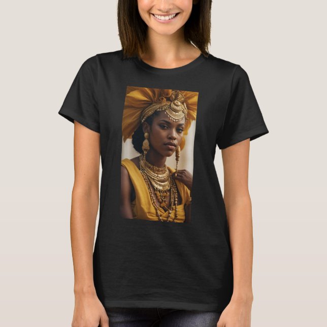 Camiseta Oshun (Oxum) - La diosa del amor radiante de los r (Anverso)