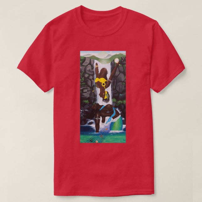 Camiseta Oshun y Yemaya (Diseño del anverso)