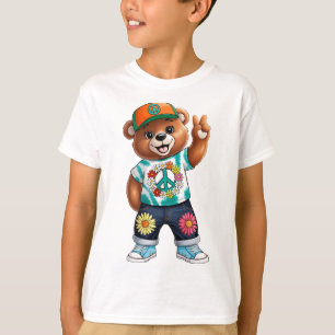 Camiseta Osito de peluche con atuendo informal y tranquilo
