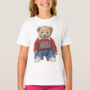 Camiseta Osito de peluche vintage Jesús me ama