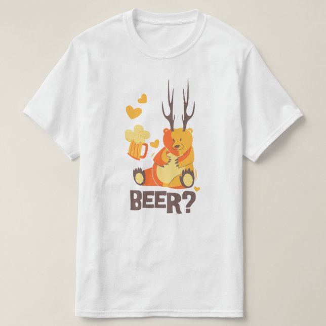Camiseta Osito? ¿Venado? Cerveza? (Diseño del anverso)