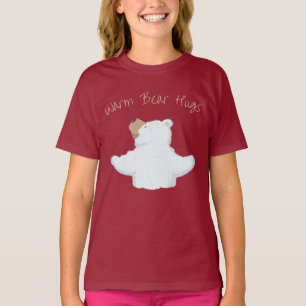 Camiseta Ositos Calidosos Abrazos de Oso Polar Tierno Grafi