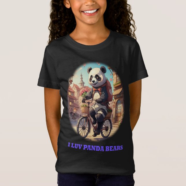 Camiseta Ositos panda (Anverso)