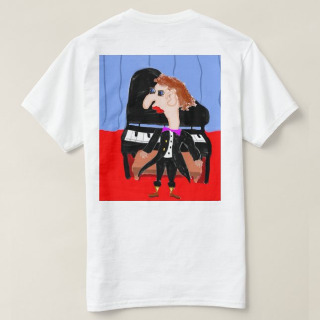 Camiseta Oskar El Pianista (Reverso del diseño)