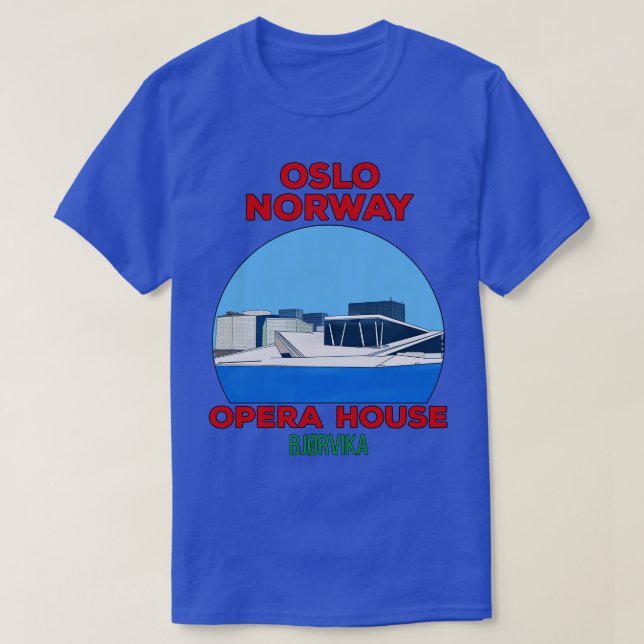 Camiseta Oslo House Noruega (Diseño del anverso)
