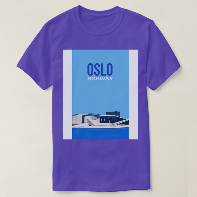 Camiseta Oslo Noruega (Diseño del anverso)