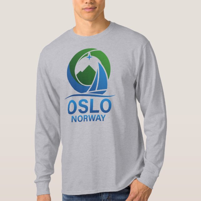 Camiseta Oslo Noruega Europa (Anverso)