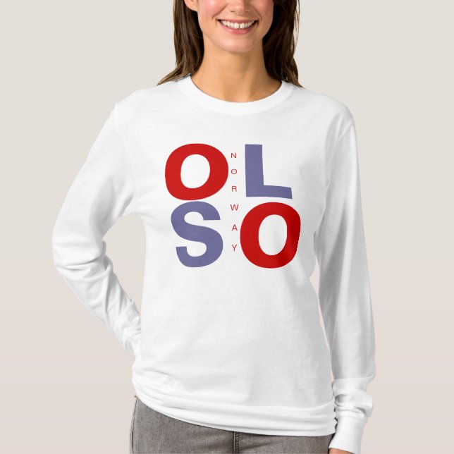 CAMISETA OSLO NORWAY (Anverso)