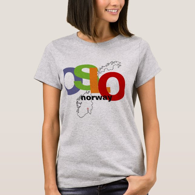 CAMISETA OSLO NORWAY (Anverso)