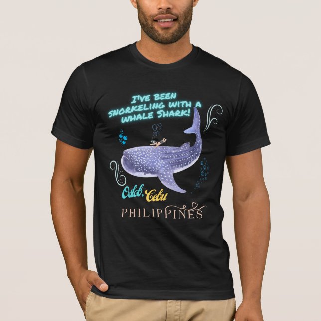 Camiseta Oslob Whale Shark Snorkeling (Anverso)