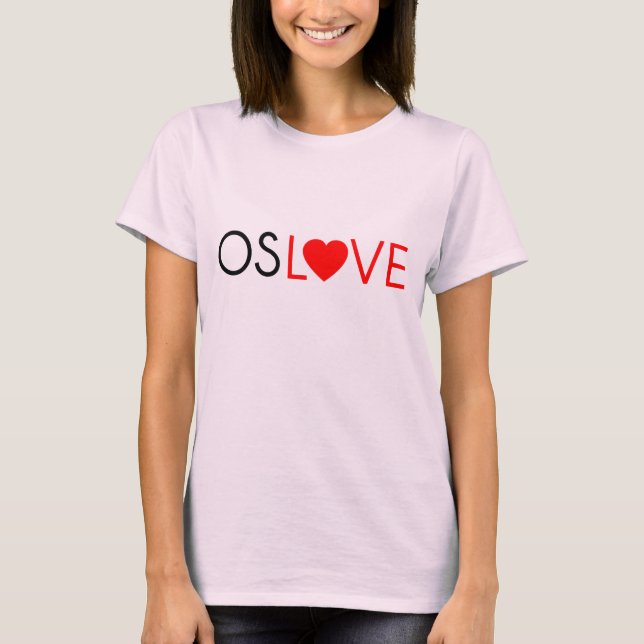Camiseta OSLOVE Noruega (Anverso)