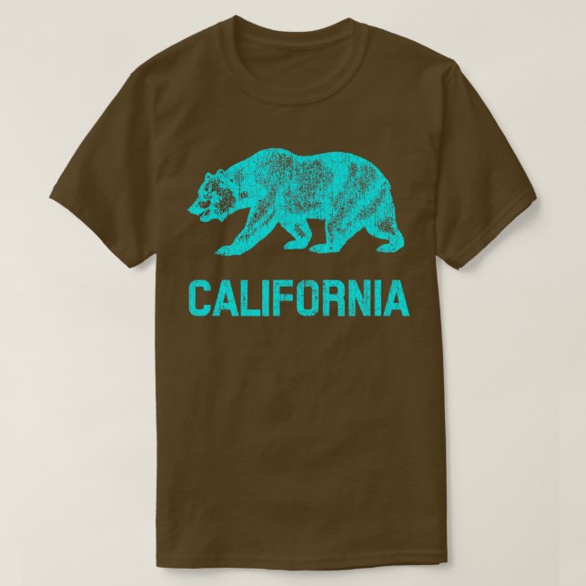 Camiseta Oso 1 de la bandera de la República de California (Diseño del anverso)