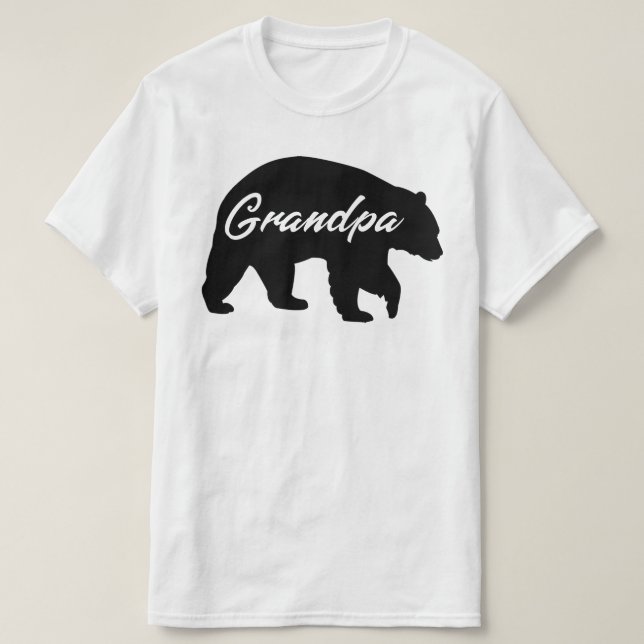 Camiseta oso abuelo (Diseño del anverso)