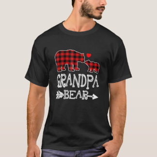 Camiseta Oso Abuelo, Oso Abuelo Rojo Tapado Búfalo