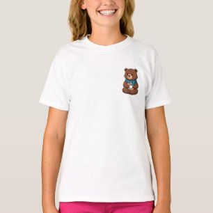 Camiseta Oso Acogedor Bebiendo Cacao Caliente Niños
