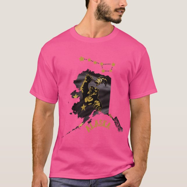 Camiseta Oso AlaskaWild AlaskaAlaskan sobrevalorado (Anverso)