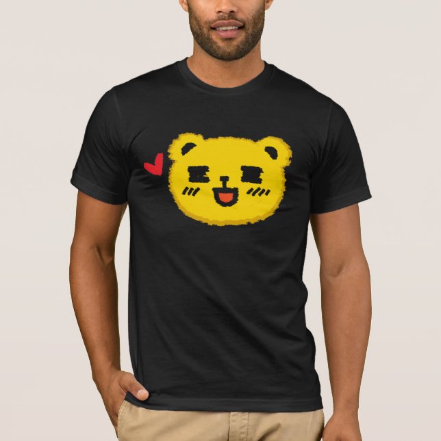 Camiseta Oso amarillo de Manga (Anverso)