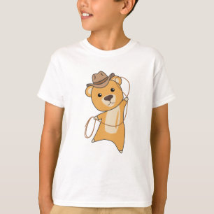 Camiseta Oso Amarillo Vaquero Oso Pequeño Teddy Oso Lasso