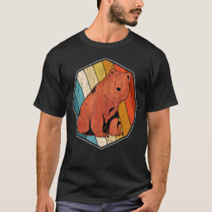 Camiseta Oso animal del bosque de vida salvaje Retro Grizzl