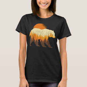 Camiseta Oso animal Naturaleza al aire libre Árboles Vida s