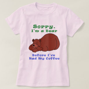 Camiseta Oso Antes Del Café