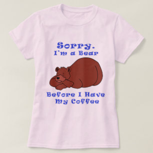 Camiseta Oso antes del café