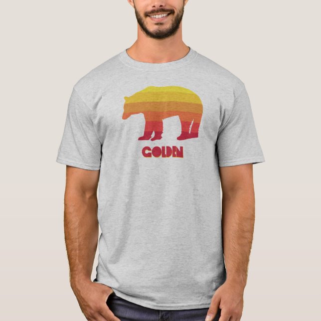 Camiseta Oso Arcoíris Dorado de Colorado (Anverso)