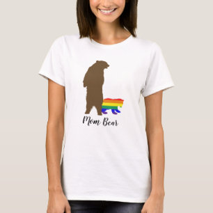 Camiseta Oso arcoiris Mamá Orgullo LGBT