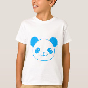 Camiseta Oso azul de Kawaii Panda
