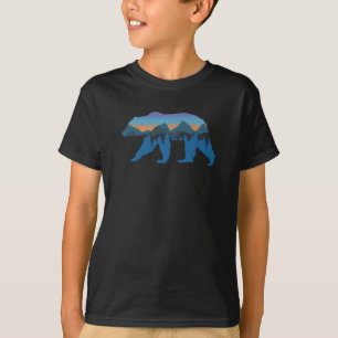 Camiseta Oso Azul De Orgullo Azul Del oso Forestal Grizzly