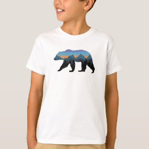 Camiseta Oso Azul De Orgullo Azul Del oso Forestal Grizzly