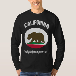 Camiseta Oso bandera de California Oso grizzly California r