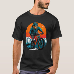 Camiseta Oso Bicicleta Motero Oso