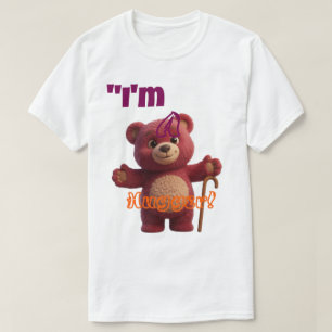 Camiseta Oso Bonito y Abrazador de Emojis NECESI