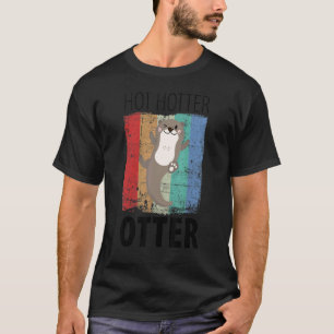 Camiseta Oso caliente más caliente decir amor de nutria pez