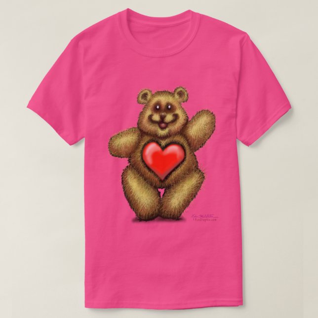 Camiseta Oso cardíaco (Diseño del anverso)